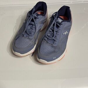 Ryka Womans Athletic Shoes in Blue and White